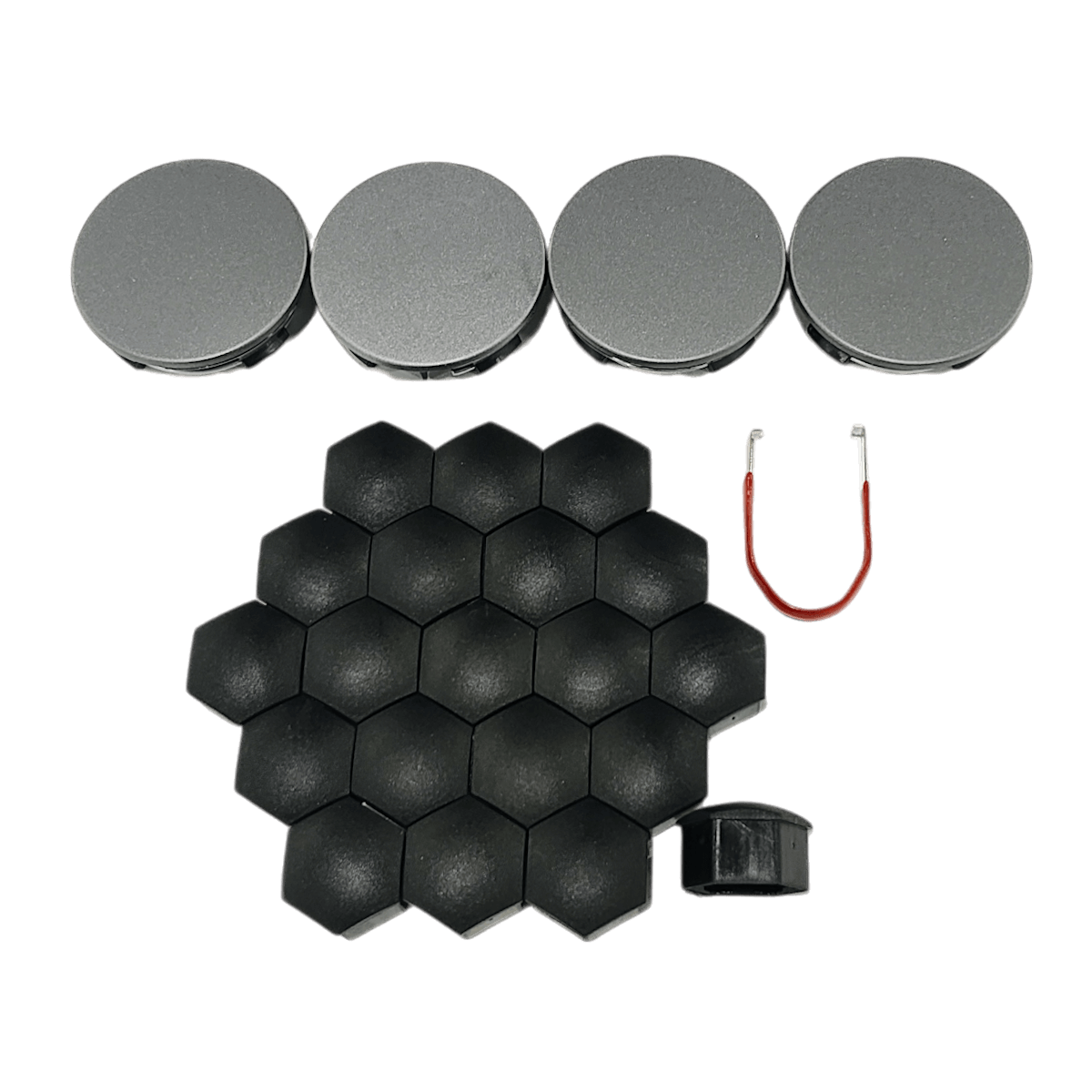 Tesla Model 3 Wheels - 19in. ENTERPRISE Fully-Forged - Stardust Silver - 4pc Set