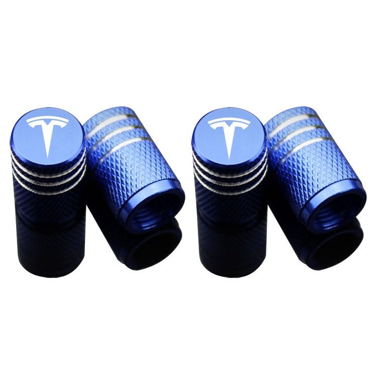 Valve Stem Caps 4-Pack for Tesla Model 3/Y/S/X