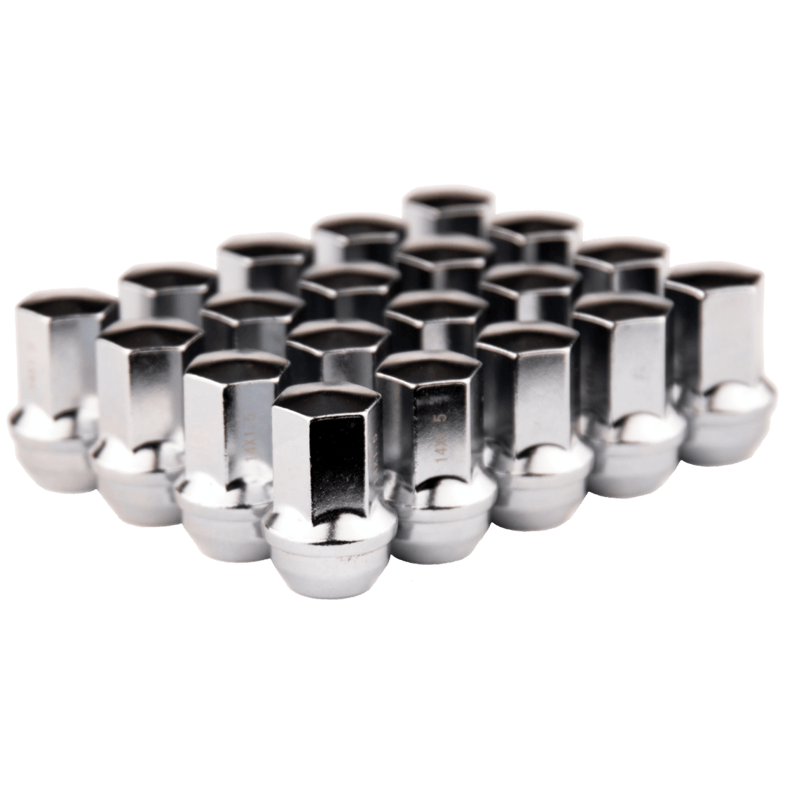 20-Piece ASTRO-NUTS Lug Nut Set for Zink Wheels - Chrome