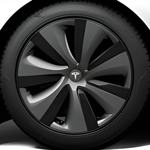 Tesla Wheel Touch-Up Paint for Model S 19-inch Grey Tempest Aero Rims - Color-matched Paint for DIY Curb Rash Repair