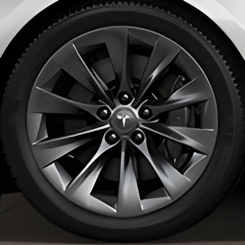 Tesla Wheel Touch-Up Paint for Model S 19-inch Sonic Carbon Slipstream ...