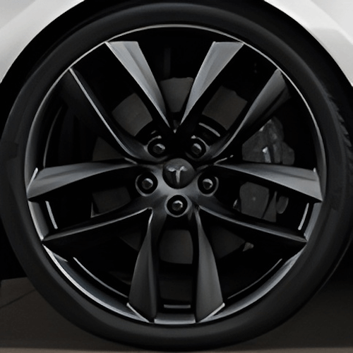 Tesla Wheel Curb Rash Repair Kit for Model S 21-inch Black Arachnid Rims With Touch-Up Paint