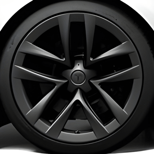 Tesla Wheel Touch-Up Paint for Model S 21-inch Grey Arachnid Rims - Color-matched Paint for DIY Curb Rash Repair