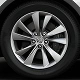 Tesla Wheel Touch-Up Paint for Model X 19-inch Silver Cyclone Rims - Color-matched Paint for DIY Curb Rash Repair