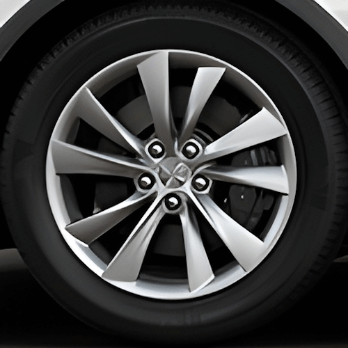 Tesla Wheel Curb Rash Repair Kit for Model X 19-inch Silver Cyclone Rims With Touch-Up Paint