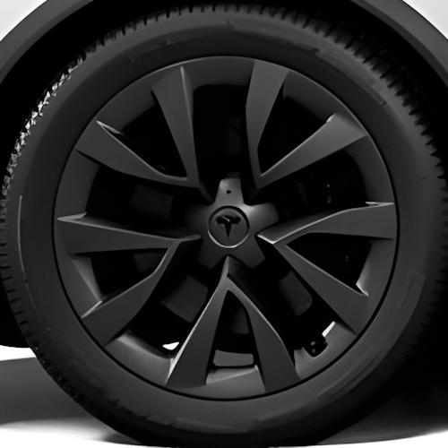 Tesla Wheel Touch-Up Paint for Model X 20-inch Grey Cyberstream Rims ...