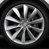 Tesla Wheel Touch-Up Paint for Model X 22-inch Silver Turbine Rims - Color-matched Paint for DIY Curb Rash Repair