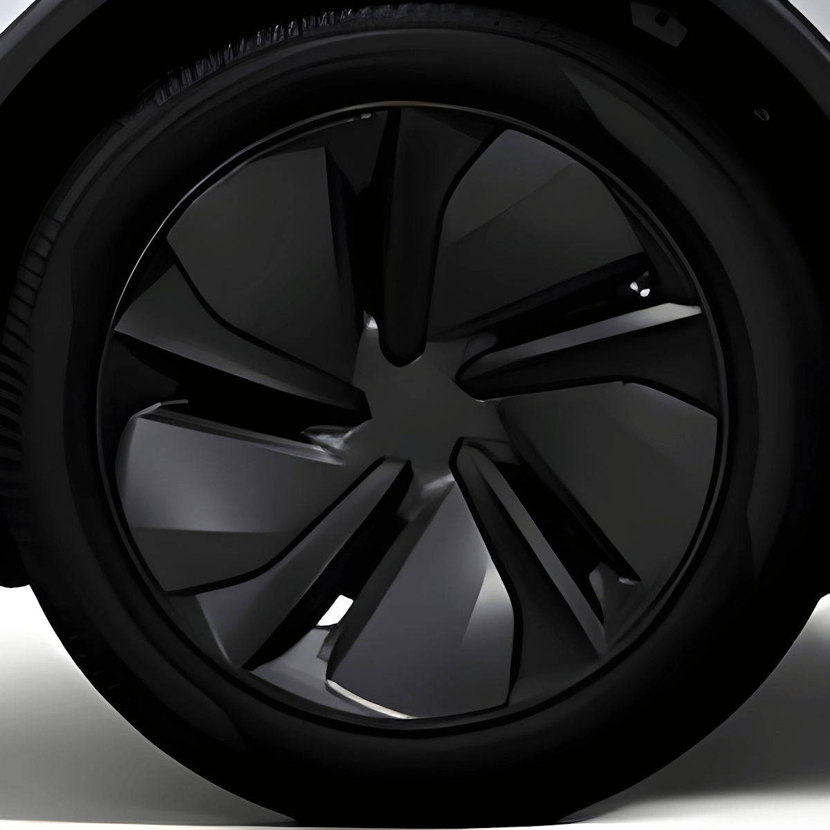 Tesla Wheel Curb Rash Repair Kit for Model Y 19-inch Black Crossflow Rims with Color-matched Touch-Up Paint