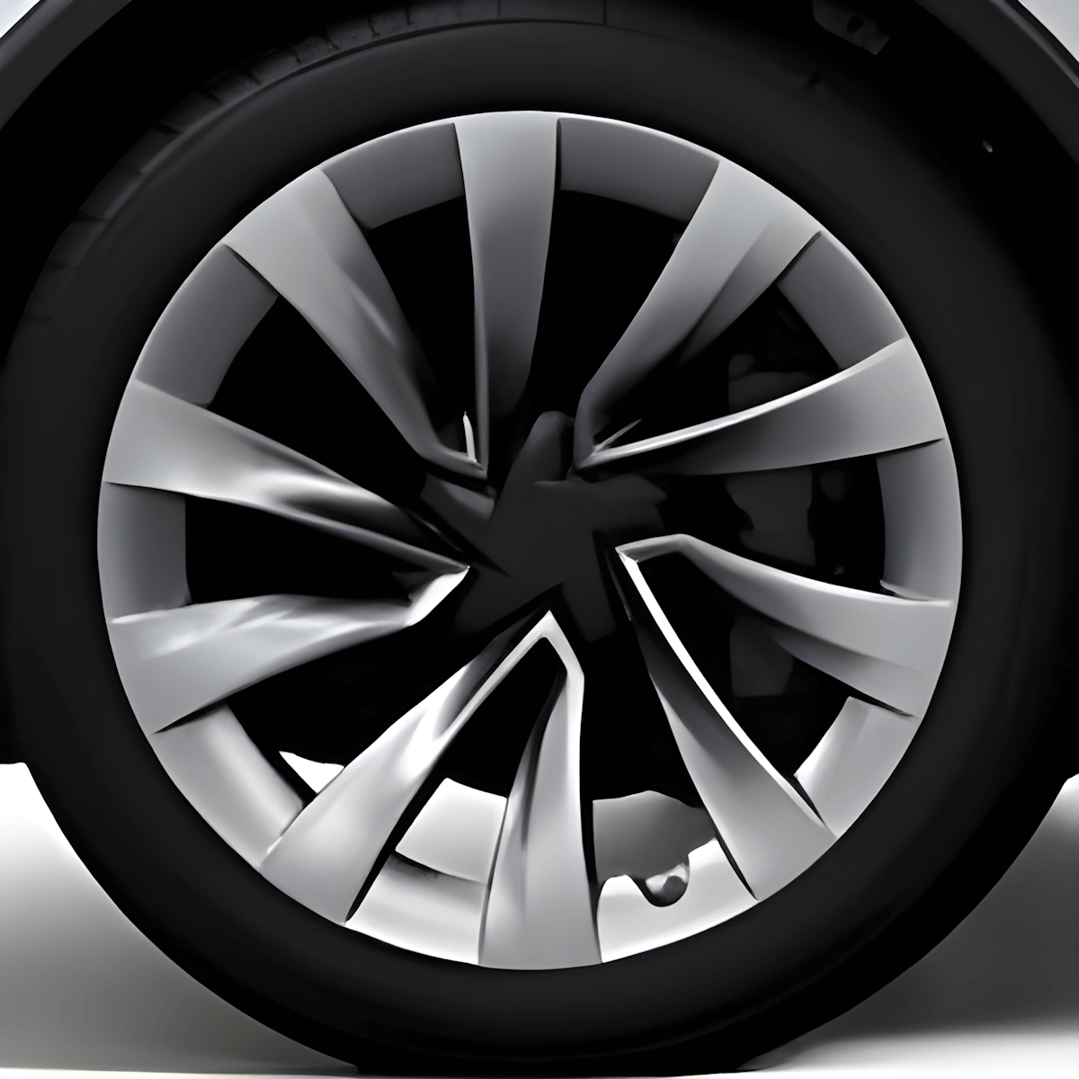 Tesla Wheel Curb Rash Repair Kit for Model Y 20-inch Silver Helix 2.0 Rims with Color-matched Touch-Up Paint