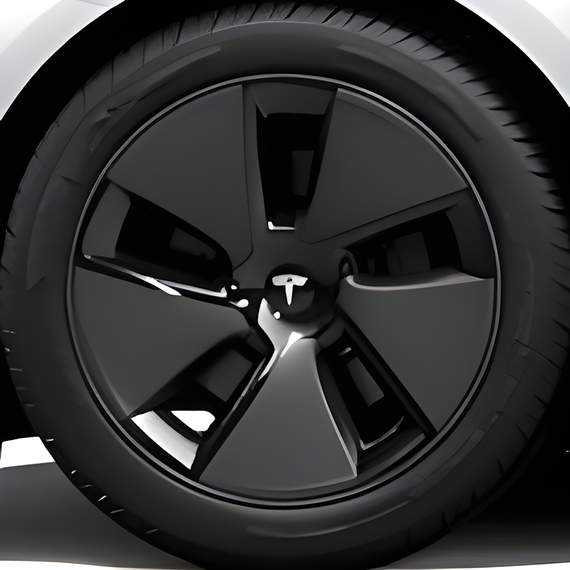 Tesla Wheel Touch-Up Paint for Model 3 18-inch Grey Aero Pinwheel Rims ...