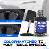 Tesla Wheel Curb Rash Repair Kit for Model 3 18-inch Grey Photon Rims with Color-matched Touch-Up Paint