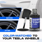 Tesla Wheel Touch-Up Paint for Model 3 20-inch Grey Zero-G Rims - Color-matched Paint for DIY Curb Rash Repair