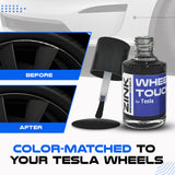 Tesla Wheel Curb Rash Repair Kit for Model 3 20-inch Grey Sport Performance Rims with Color-matched Touch-Up Paint