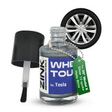 Tesla Wheel Touch-Up Paint for Model X 20-inch Silver Helix Rims - Color-matched Paint for DIY Curb Rash Repair