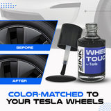 Tesla Wheel Curb Rash Repair Kit for Model Y 19-inch Dark Gemini Rims with Color-matched Touch-Up Paint