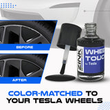 Tesla Wheel Curb Rash Repair Kit for Model X 22-inch Grey Machina Rims with Color-matched Touch-Up Paint