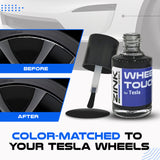 Tesla Wheel Touch-Up Paint for Model Y 21-inch Grey Arachnid 2.0 Performance Rims - Color-matched Paint for DIY Curb Rash Repair