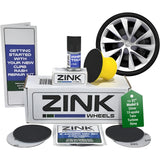 Tesla Wheel Curb Rash Repair Kit for Model S 21-inch Silver Twin Turbine Rims with Color-matched Touch-Up Paint