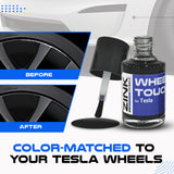 Tesla Wheel Curb Rash Repair Kit for Model Y 21-inch Grey Arachnid 2.0 Performance Rims with Color-matched Touch-Up Paint