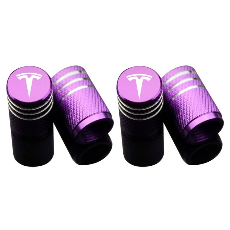 Valve Stem Caps 4-Pack for Tesla Model 3/Y/S/X