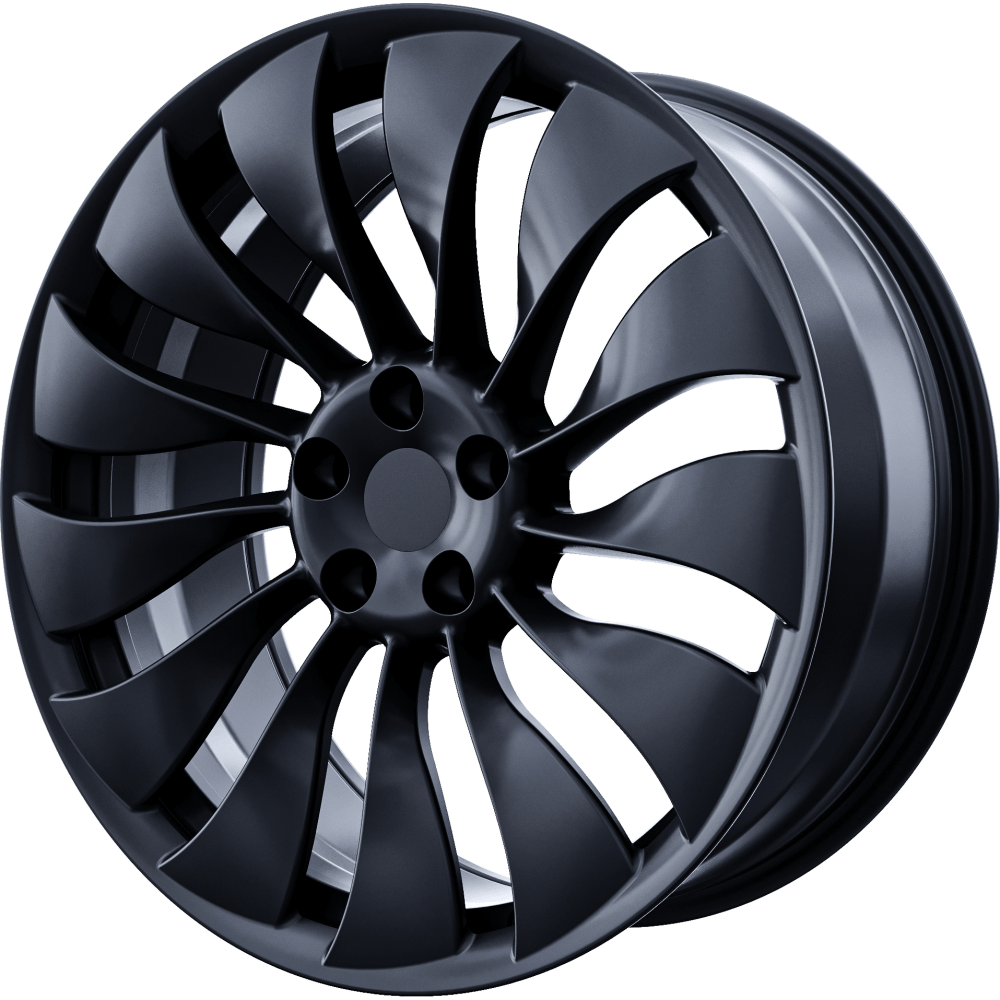 Tesla Model 3 Wheels - 19in. ENTERPRISE Fully-Forged - Carbon Black