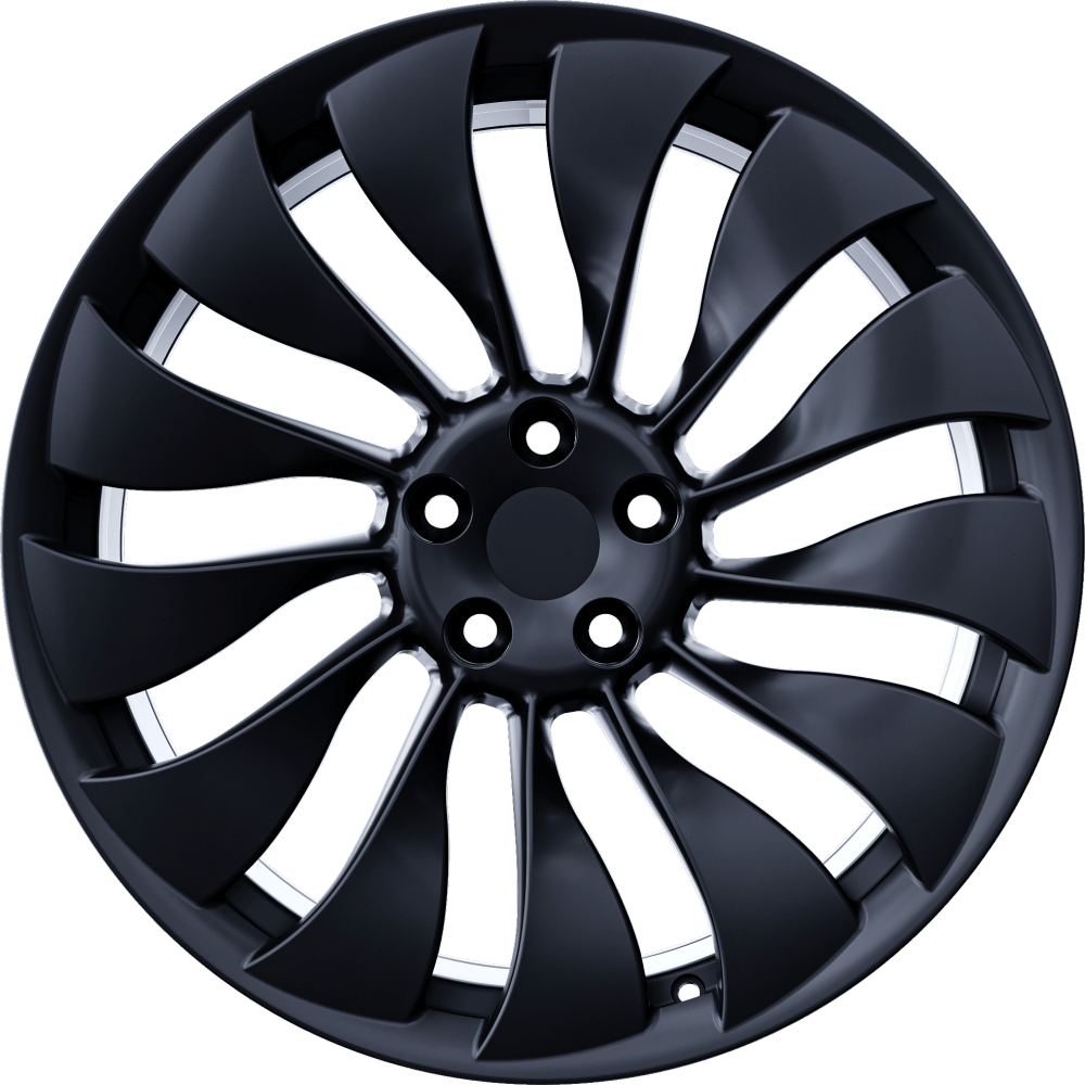 Tesla Model Y Wheels - 20in. ENTERPRISE Fully-Forged - Carbon Black - 4pc Set