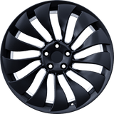 Tesla Model Y Wheels - 20in. ENTERPRISE Fully-Forged - Carbon Black - 4pc Set