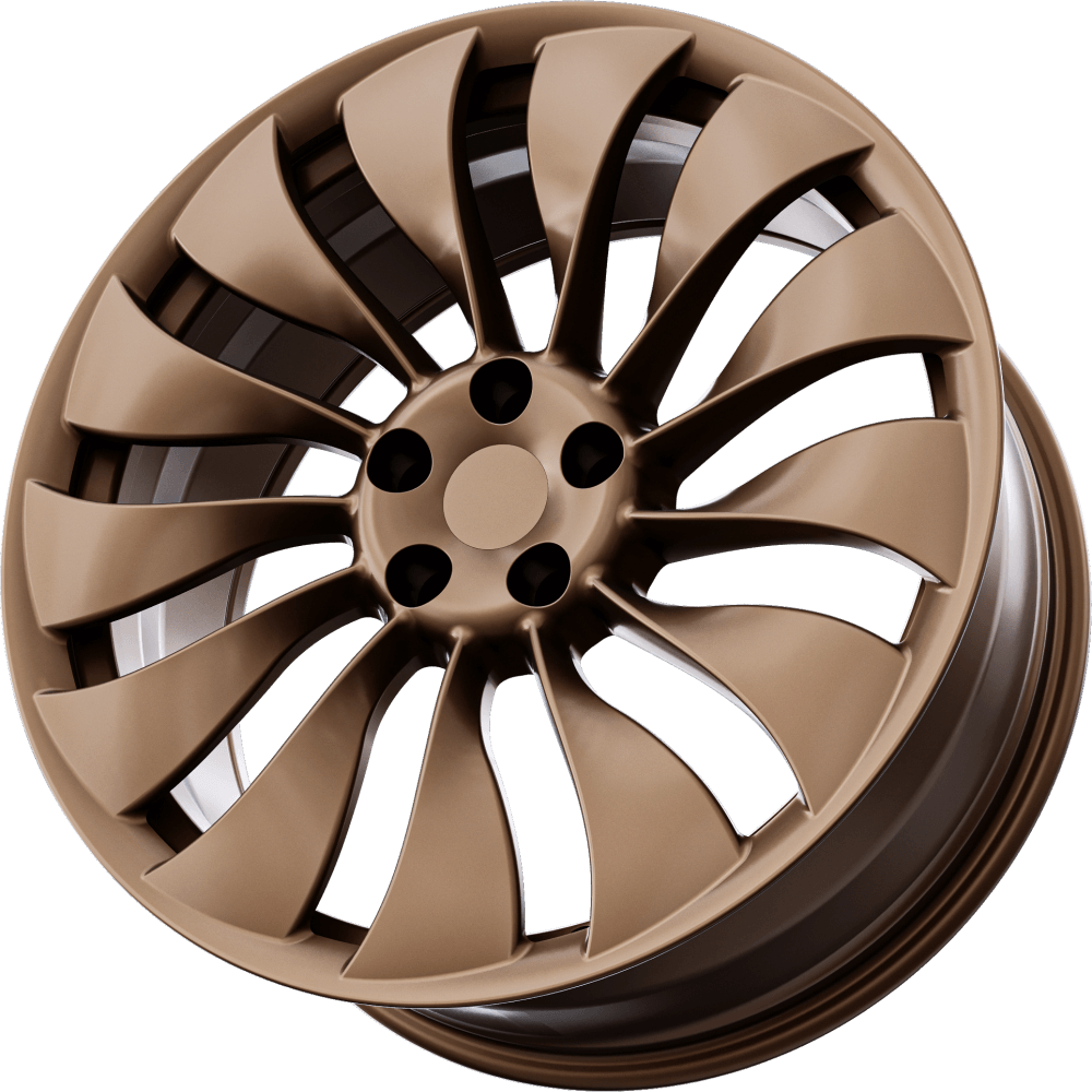 Tesla Model Y Wheels - 20in. ENTERPRISE Fully-Forged - Borealis Bronze - 4pc Set