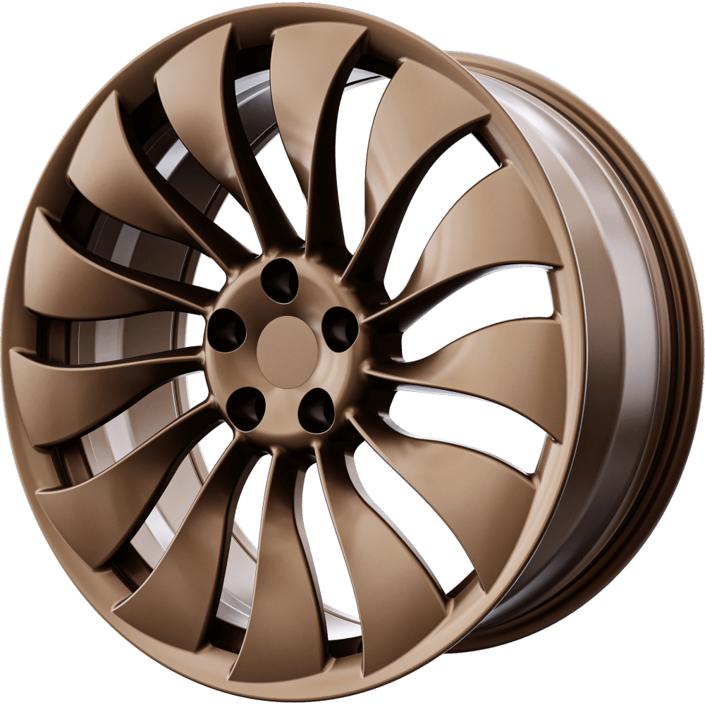 Tesla Model Y Wheels - 20in. ENTERPRISE Fully-Forged - Borealis Bronze - 4pc Set