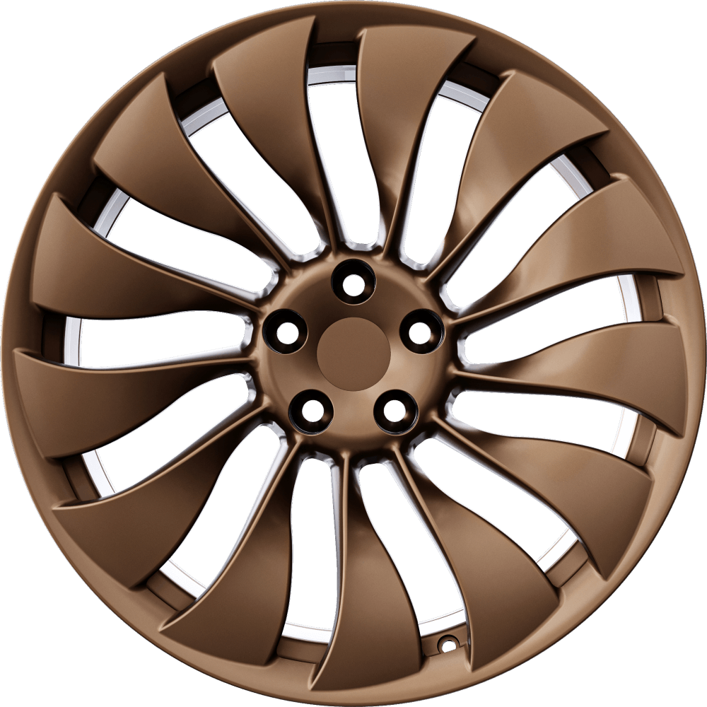 Tesla Model Y Wheels - 20in. ENTERPRISE Fully-Forged - Borealis Bronze - 4pc Set