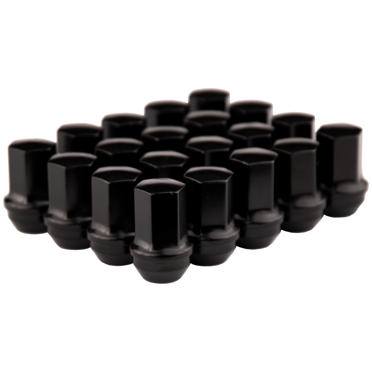 20-Piece ASTRO-NUTS Lug Nut Set for Zink Wheels - Black