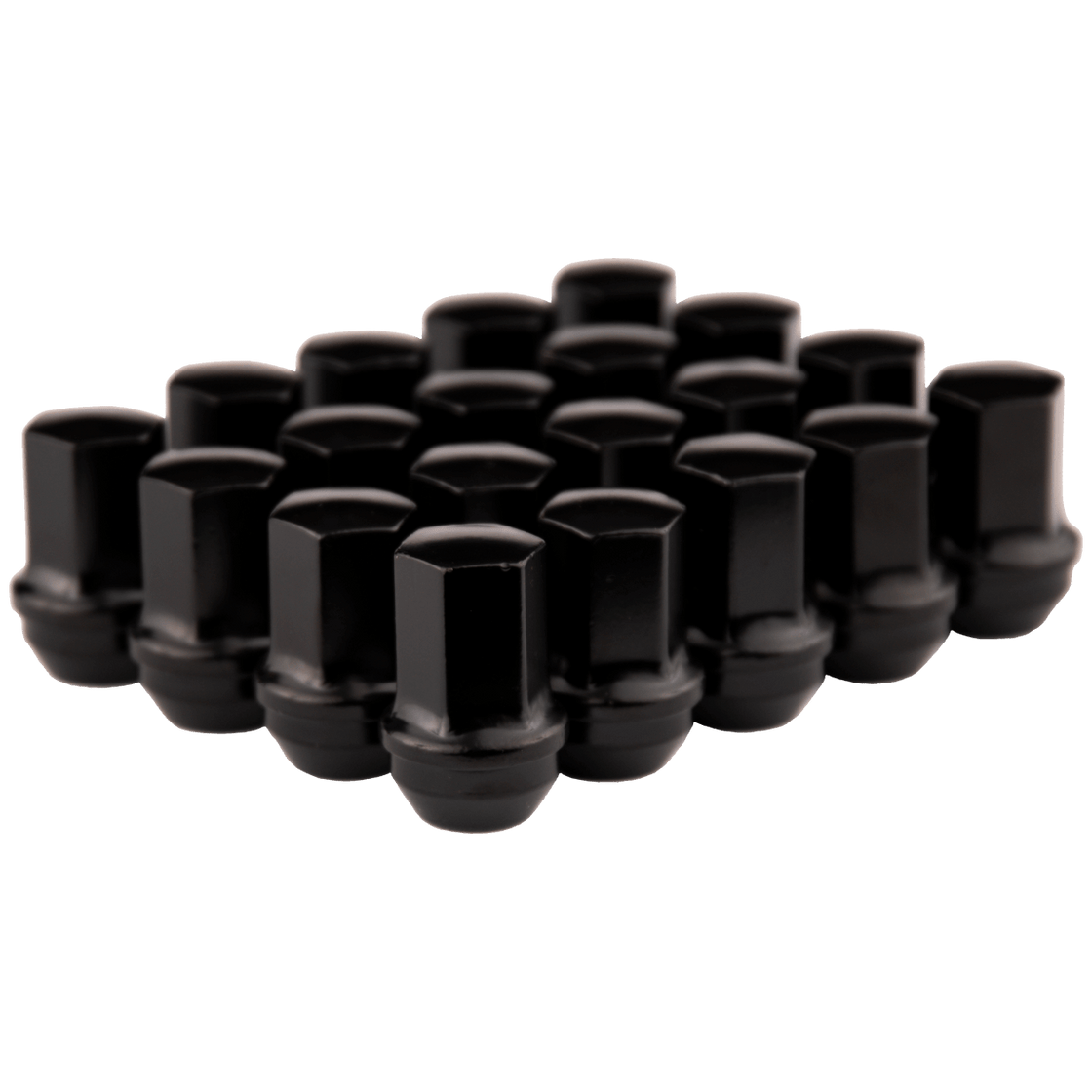 20-Piece ASTRO-NUTS Lug Nut Set for Zink Wheels - Black