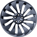 Tesla Model Y Wheels - 20in. ENTERPRISE Fully-Forged - Stardust Silver - 4pc Set