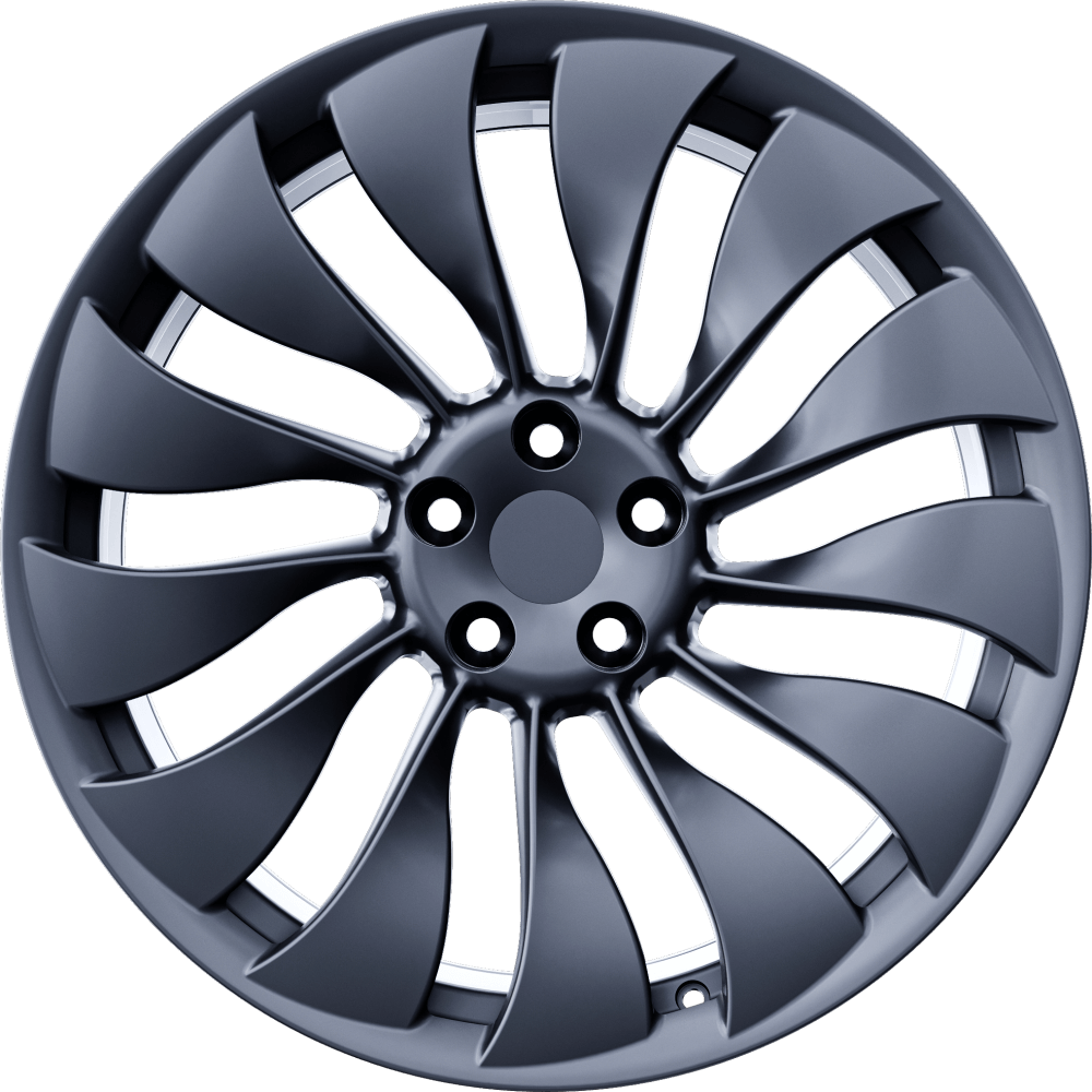Tesla Model 3 Wheels - 19in. ENTERPRISE Fully-Forged - Stardust Silver