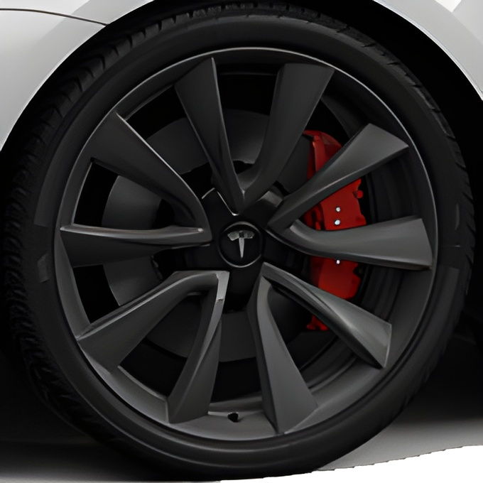 Tesla Wheel Touch-Up Paint for Model 3 20-inch Grey Sport Performance Rims - Color-matched Paint for DIY Curb Rash Repair