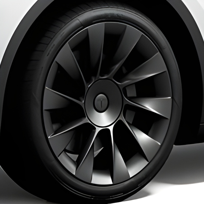 Tesla Wheel Touch-Up Paint for Model Y 20-inch Black Induction
